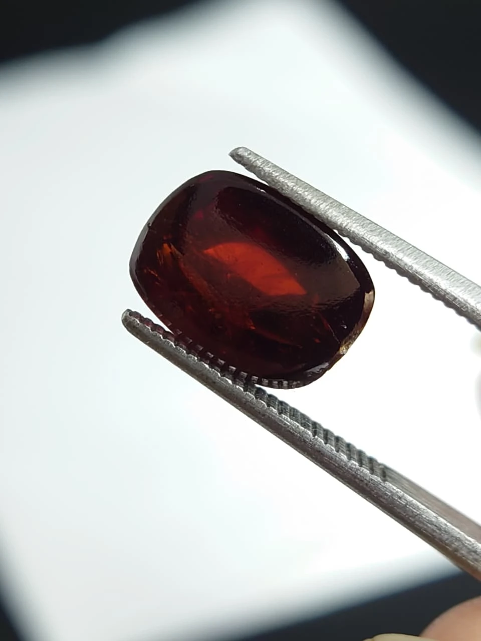 5.2ct Cabochon Faceted Spessartite Garnet from Nigeria — view 4